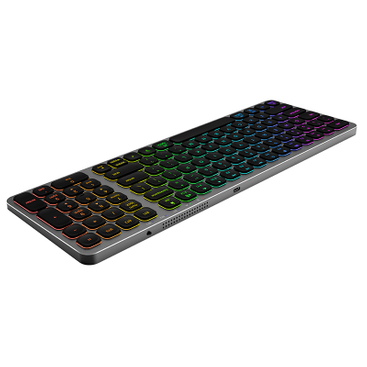 KB037 Aluminum Mid Size Wireless Bluetooth Desktop Keyboard for business and travel