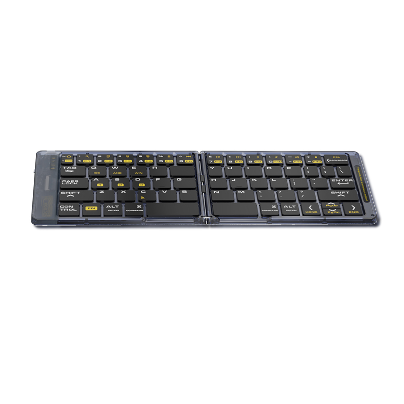 F01 Transparent Folding Bluetooth Keyboard Product Parameters