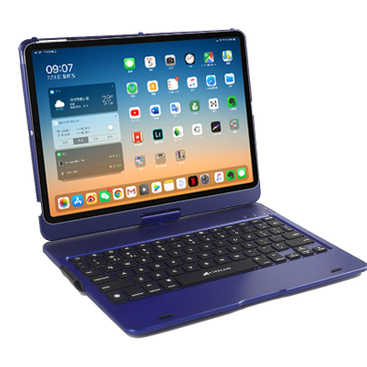 KB007 360 degree rotate Keyboard Case for iPad Air Pro 11 Inch Tablet Cover Wireless Keyboard 