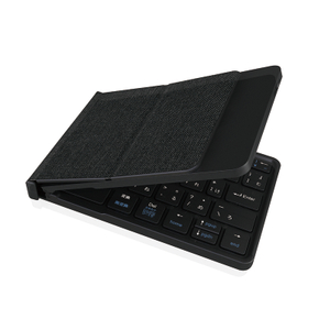 ZD017 PU leather Cover Mini two Folding Bluetooth Keyboard for Tablet, smartphone, Laptop Product Parameters
