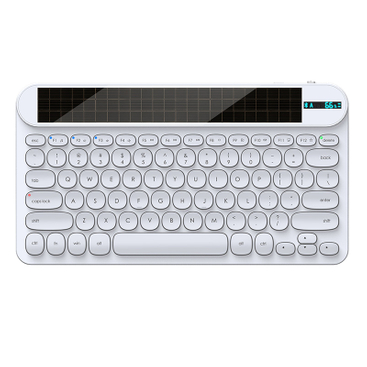 KB074 Low-Profile Solar Power Wireless Keyboard, 1.5mm Key Travel, ISO Layout product parameters