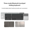 KF8600 three-folding Bluetooth Keyboard with touch pad Product Parameters