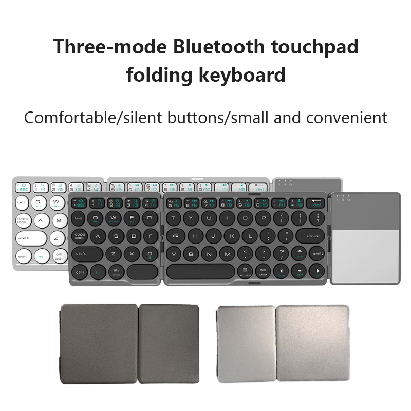KF8600 three-folding Bluetooth Keyboard with touch pad Product Parameters