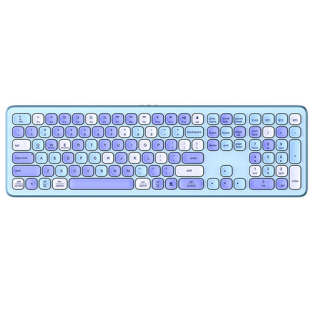 KB068 Ergonomic wireless Bluetooth full size Keyboard for computer notebook laptop Product