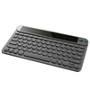 KB074 Solar Power Wireless Bluetooth Photovoltaic Keyboard for Office and Travel