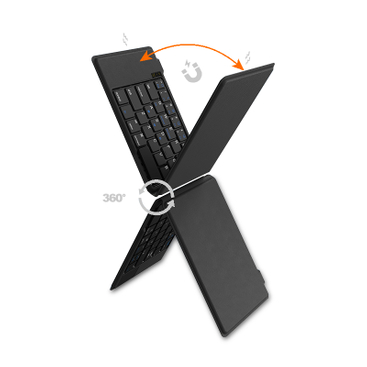 F05 PU Cover Mini Folding Bluetooth Keyboard for Tablet, Phone, Laptop Product Parameters