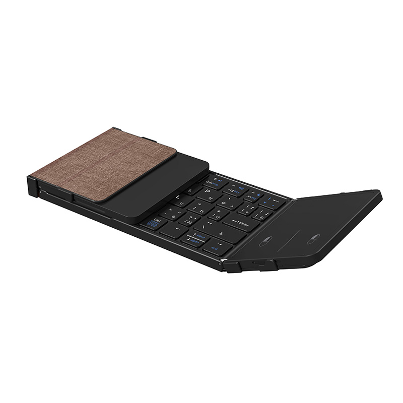 ZD018 Exquisite and Portable Folding Bluetooth Keyboard with Track Pad for Mobile Phone Product Parameters