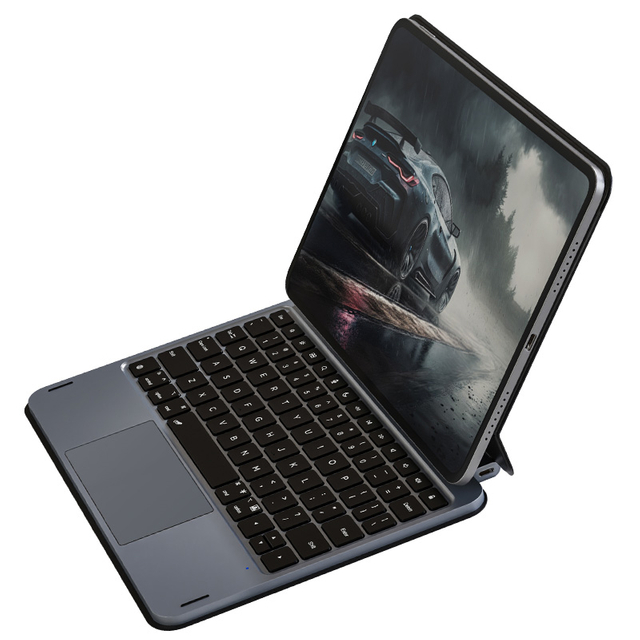 MK006 New Smart Connection Wired Keyboard with Pogo Pin and Touch Pad for iPad Air and PRO product Parameters