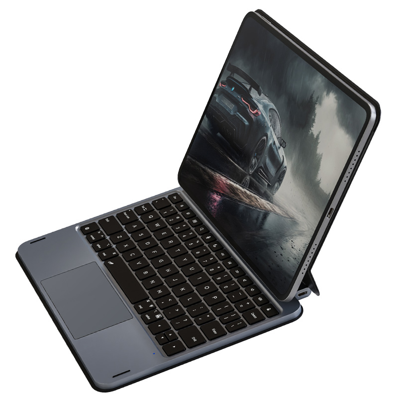 MK006 New Smart Connection Wired Keyboard with Pogo Pin and Touch Pad for iPad Air and PRO product Parameters