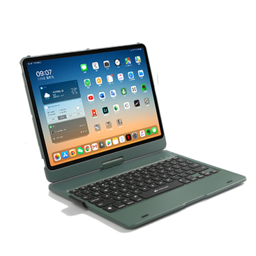 KB007 360 degree rotate Keyboard Case for iPad Air Pro 11 Inch Tablet Cover Wireless Keyboard 