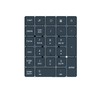 NB45 Universal Square Key Caps Keypad Module with Backlight and Numeric Pad for Laptop