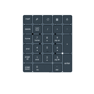 NB45 Universal Square Key Caps Keypad Module with Backlight and Numeric Pad for Laptop