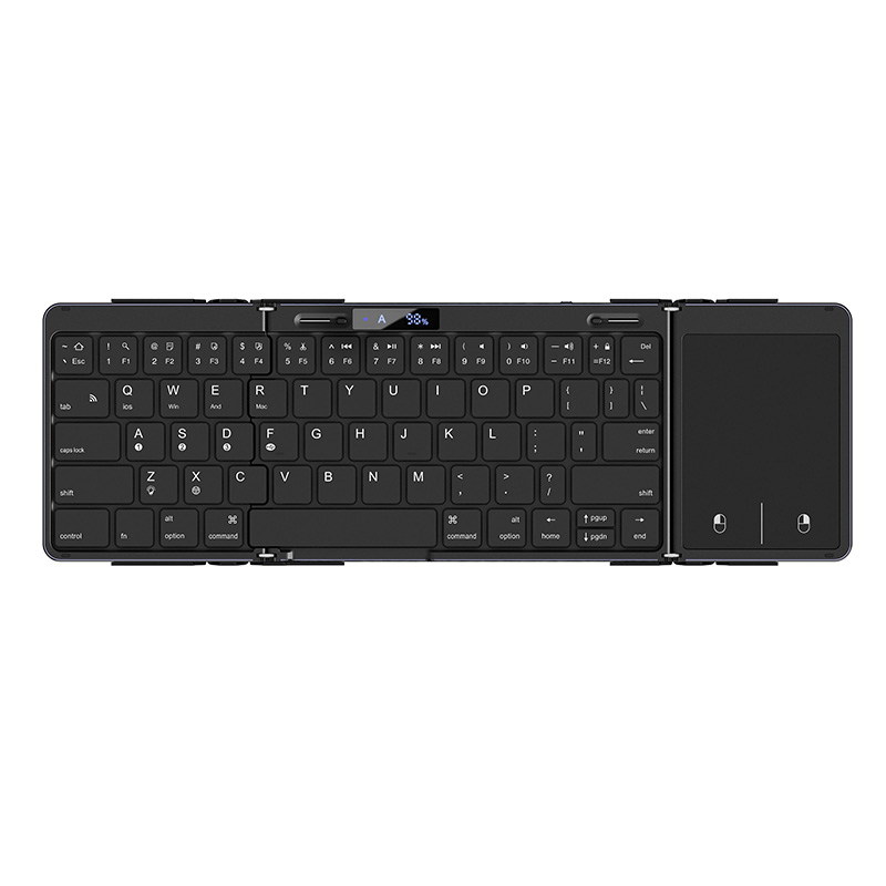 ZD015 Aluminum Folding Bluetooth Keyboard Product Parameters