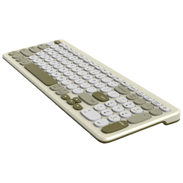 KB057 Two Zone Silent Office Desktop Bluetooth Keyboard with QI wireless charging function for Different Device Product Parameters