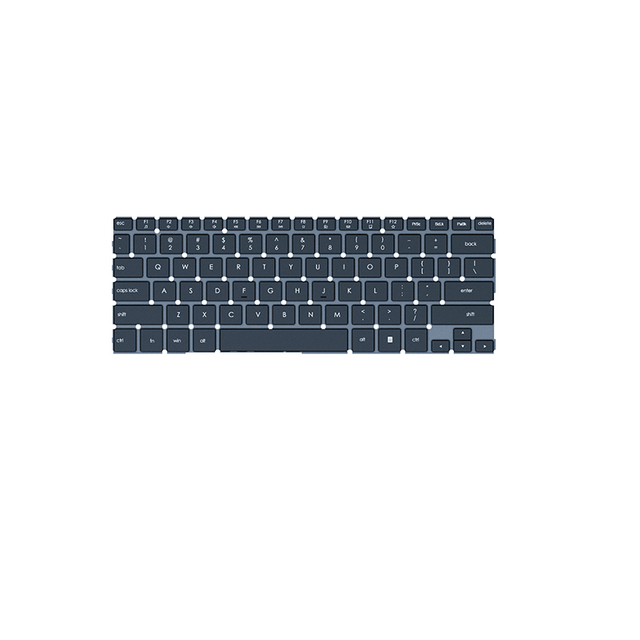 NB22 Factory Supply 6 Row Silk Printing Non-Backlight Keyboard Keyframe with Square Keycaps for replacement market