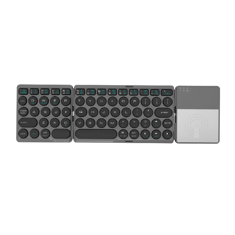 KF8600 three-folding Bluetooth Keyboard with touch pad Product Parameters