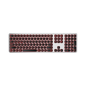 KB036 Aluminum Alloy Wireless 2.4G and Bluetooth Dual-Mode Desktop Office Keyboard