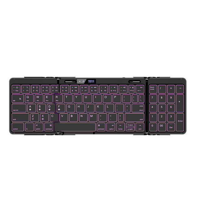 ZD015 Aluminum Folding Bluetooth Keyboard Product Parameters