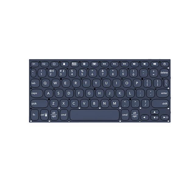 NB82 Backlight or Non-Backlight Keyboard Module with Round Key Caps for iPad Tablet