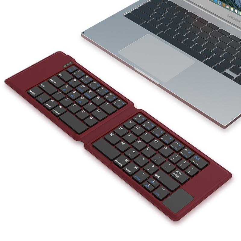 F05 PU Cover Mini Folding Bluetooth Keyboard for Tablet, Phone, Laptop Product Parameters