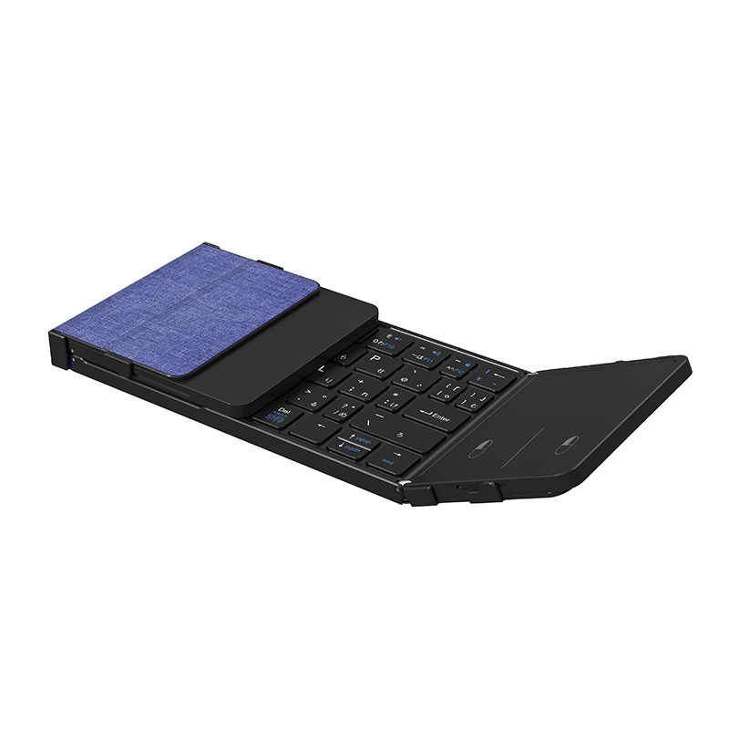 ZD018 Exquisite and Portable Folding Bluetooth Keyboard with Track Pad for Mobile Phone Product Parameters