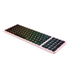 KB037 Aluminum Mid Size Wireless Bluetooth Desktop Keyboard for business and travel