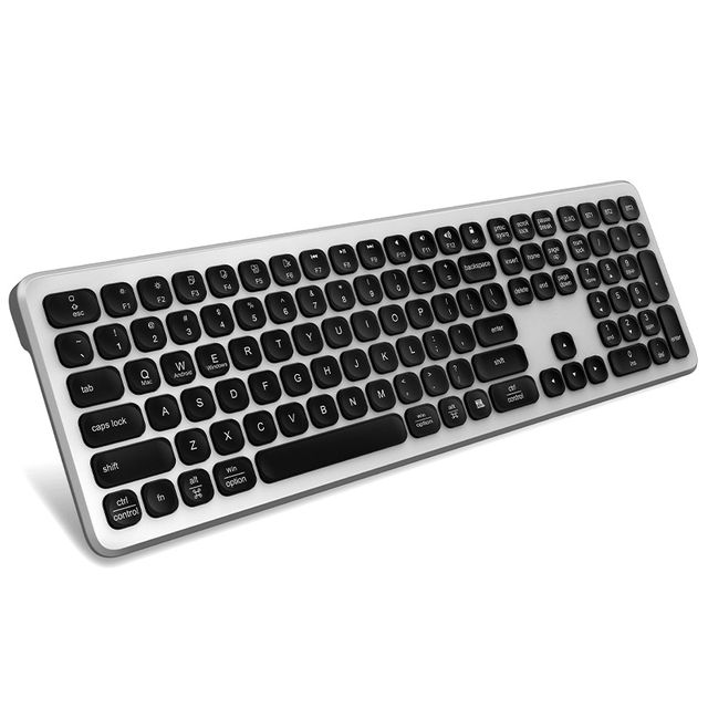 KB068 Ergonomic wireless Bluetooth full size Keyboard for computer notebook laptop Product