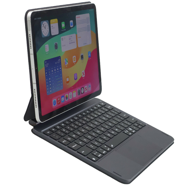 MK006 New Smart Connection Wired Keyboard with Pogo Pin and Touch Pad for iPad Air and PRO product Parameters
