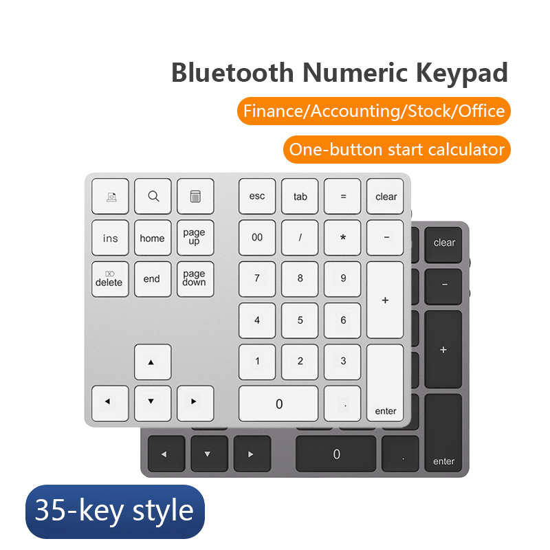 BT181 Wireless Numeric Pad Blue Tooth Keyboard for Laptops Computer Desktop Office Accessories Financial Product Parameters