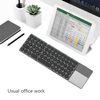 KF8600 three-folding Bluetooth Keyboard with touch pad Product Parameters