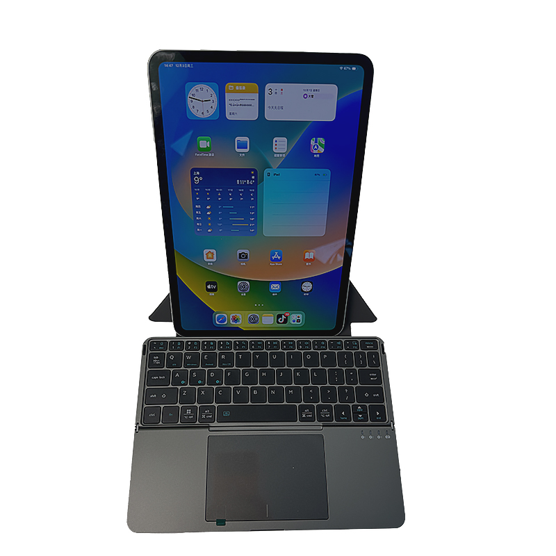 ZD011 Universal Foldable Keyboard with leather cover stand for different brand tablet and smartphone Product Parameters