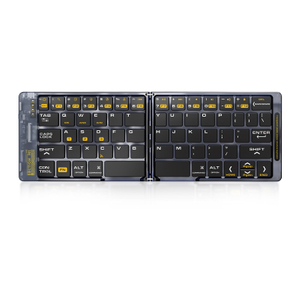 F01 Transparent Folding Bluetooth Keyboard Product Parameters
