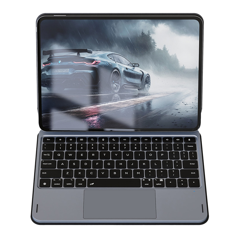 MK006 New Smart Connection Wired Keyboard with Pogo Pin and Touch Pad for iPad Air and PRO product Parameters