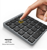 KN960 Aluminum Numeric Wireless Bluetooth Keypad Keyboard with Hub Product Parameters