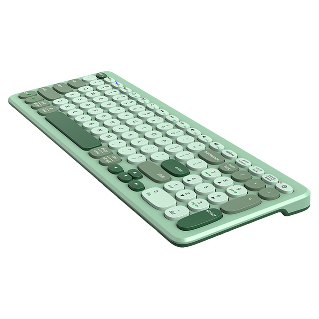 KB057 Two Zone Silent Office Desktop Bluetooth Keyboard with QI wireless charging function for Different Device Product Parameters