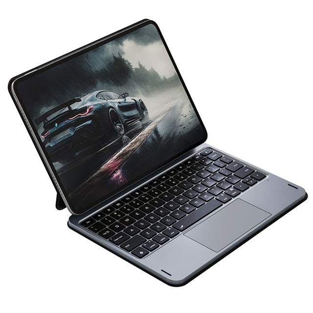 MK006 New Smart Connection Wired Keyboard with Pogo Pin and Touch Pad for iPad Air and PRO product Parameters