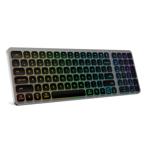 KB037 Aluminum Mid Size Wireless Bluetooth Desktop Keyboard for business and travel