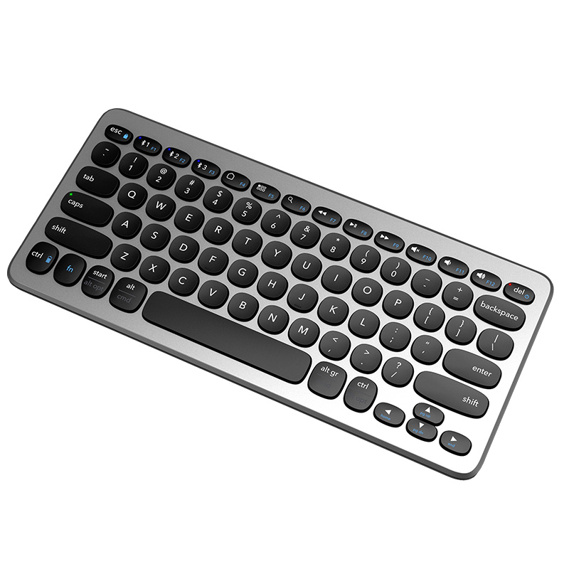 KB056 Compact size Wireless Bluetooth Wired Three Mode Keyboard for Office