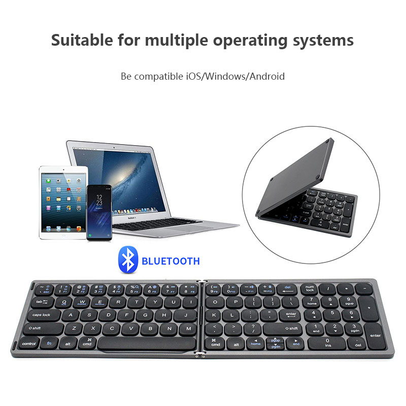 FK328 pocket size two-folding round key caps Bluetooth Keyboard Product Parameters