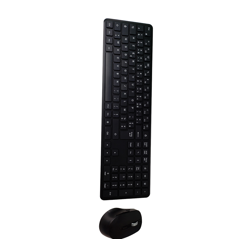 KB050C+M603 B2B Slim Three Zone Scissor Keyboard and Mice Combo,Backlit Optional,Bluetooth Wireless Rechargeable Set Product Parameters