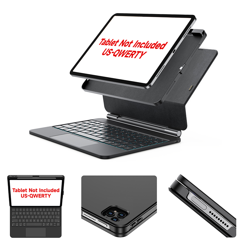 KB093 Wholesales USB Direct Connect Magic Keyboard Case with Scissor-Switch and RGB Backlight,Silent&Comfortable Product Parameters