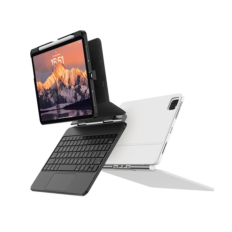 KB094 Magic Keyboard Case with Pogo Pin Fast Link, Pd Fast Charging, USB No Delay for Stable Connection Product Parameters
